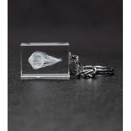 Eye Crystal Key Chain front view