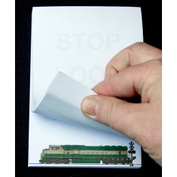 Railroad Safety Flip Note Pad