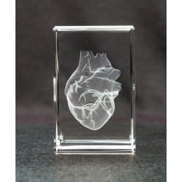 Heart Crystal Art 1lb front view