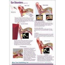 Ear Disorders Anatomical Charts card two front
