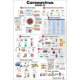 Coronavirus Disease Covid-19 Large Poster