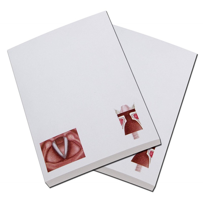 Vocal Fold Flip Note Pad 2 pack