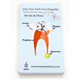 Brush Teeth Stick Note unique end page back view