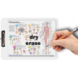 Vitamins Dry Erase Clipboard dry erase