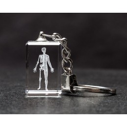 Body Crystal Key Chain front view